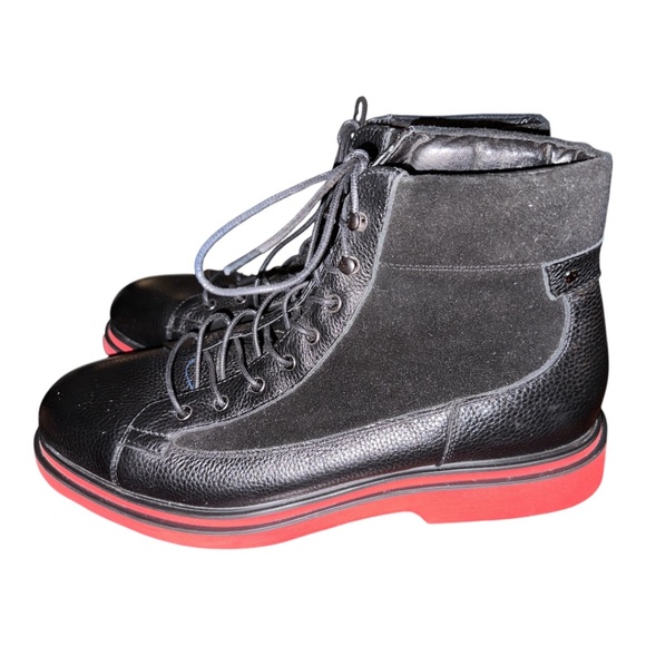 Marc Nolan Aiden Black & Red Boots 11 - Picture 1 of 8